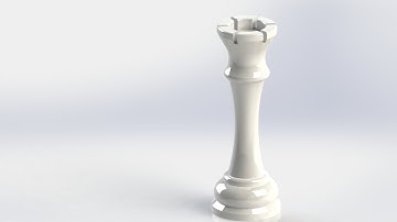 Chess Queen Solidworks Design Tutorial [file available]