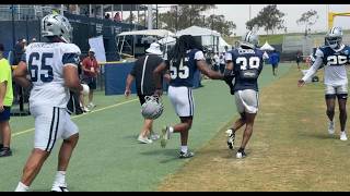 Cowboys first "padded practice" in Oxnard today 🔥