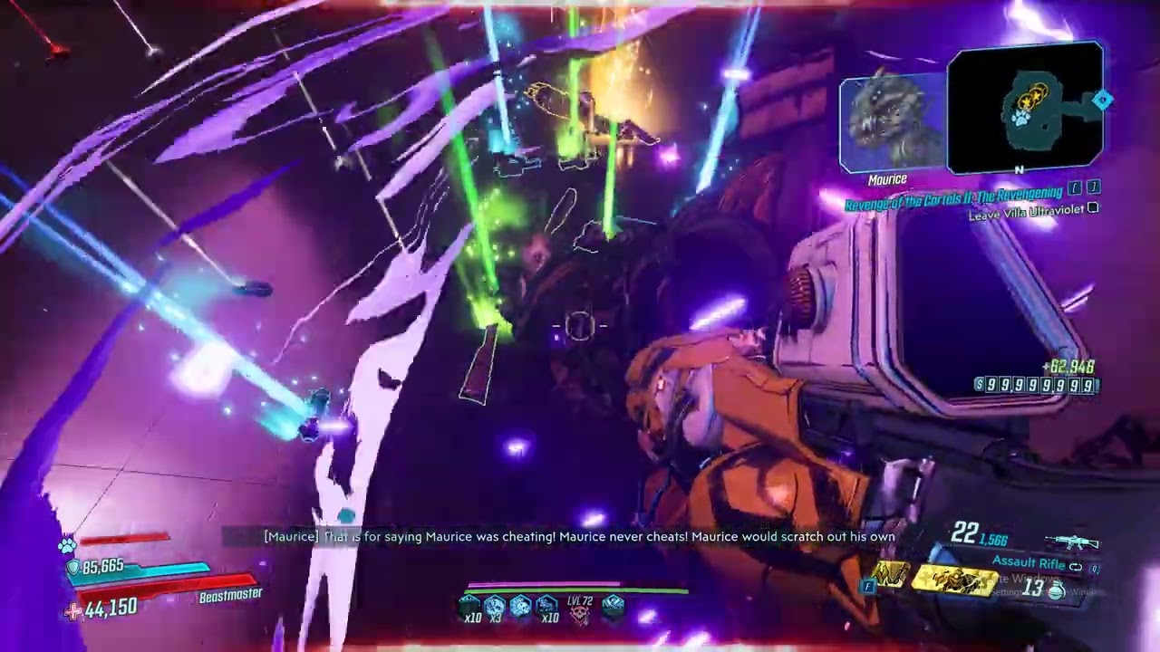Farming Joey Ultraviolet until I get the Hotline Pandora Fl4k head (Day