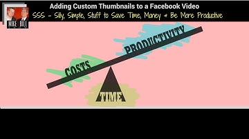 How to Add Custom Facebook Video Thumbnails