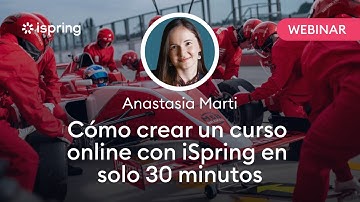 Cómo crear un curso online con iSpring en solo 30 minutos