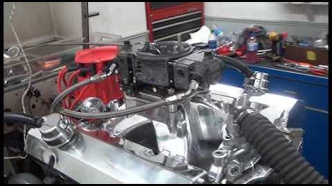 SBC 581HP 383 STROKER ENGINE DYNO RUN FOR GENE GAMBINO BY WHITE PERFORMANCE AND MACHINE