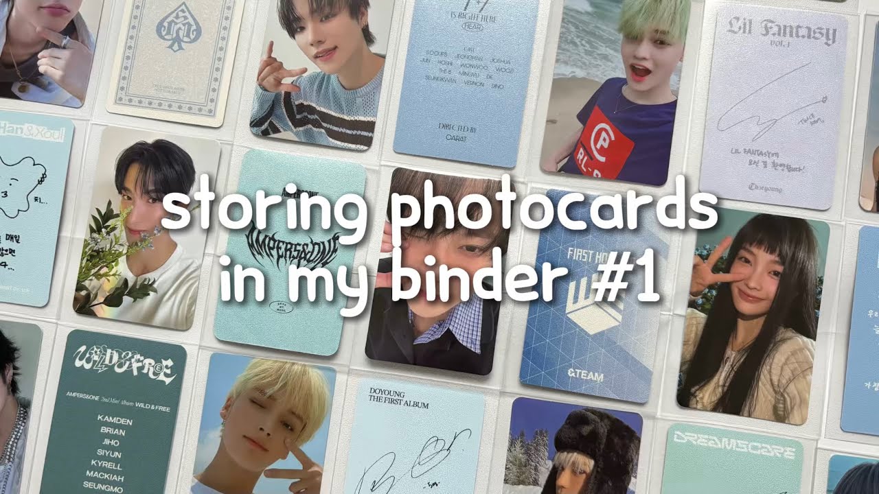 storing photocards #1! nct, ampers&one & more!
