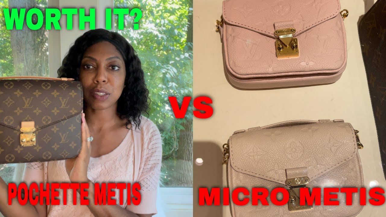 LV Micro Metis in Monogram Canvas Review! What Fits + Mini Pochette  Accessories Comparison 