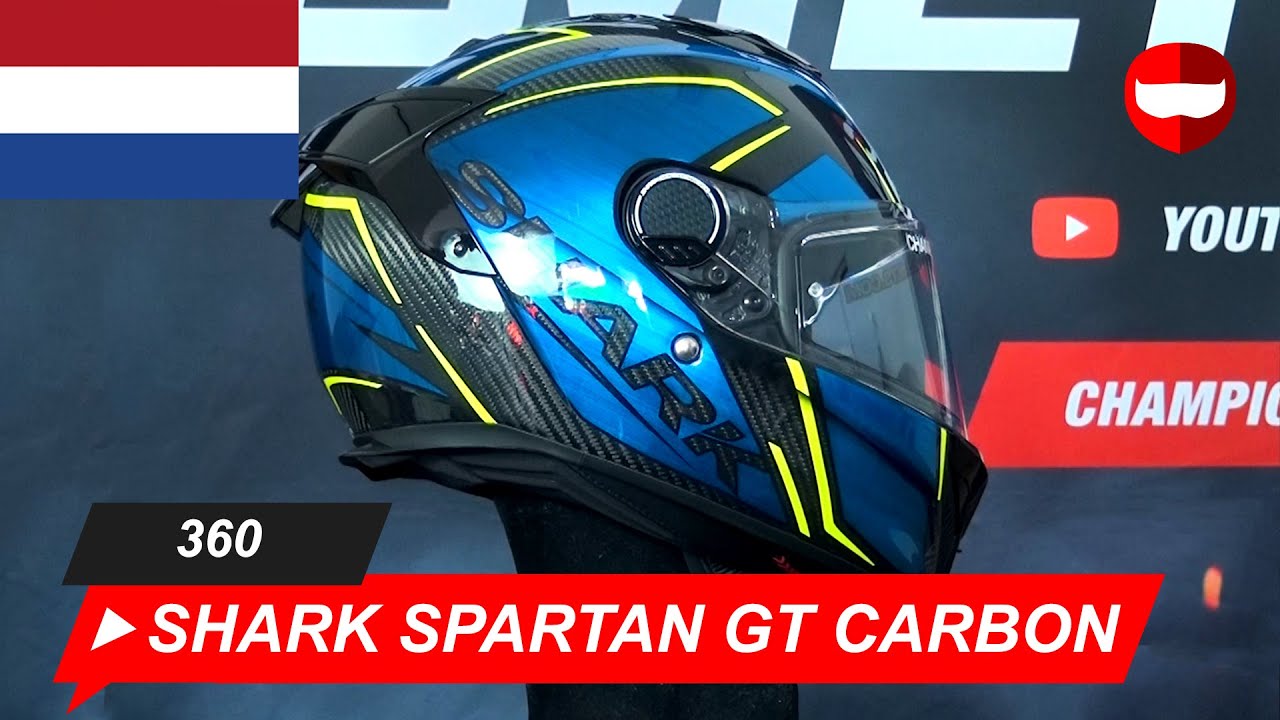 Shark Spartan GT Carbon Kromium DUB - ChampionHelmets.com - YouTube