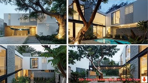 Căn biệt thự phong cách hiện đại 2 tầng có hồ bơi tuyệt đẹp ở Mexico