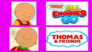Caillou 1997 Animated Prefers Thomas & Friends Over Thomas & Friends All Engines Go