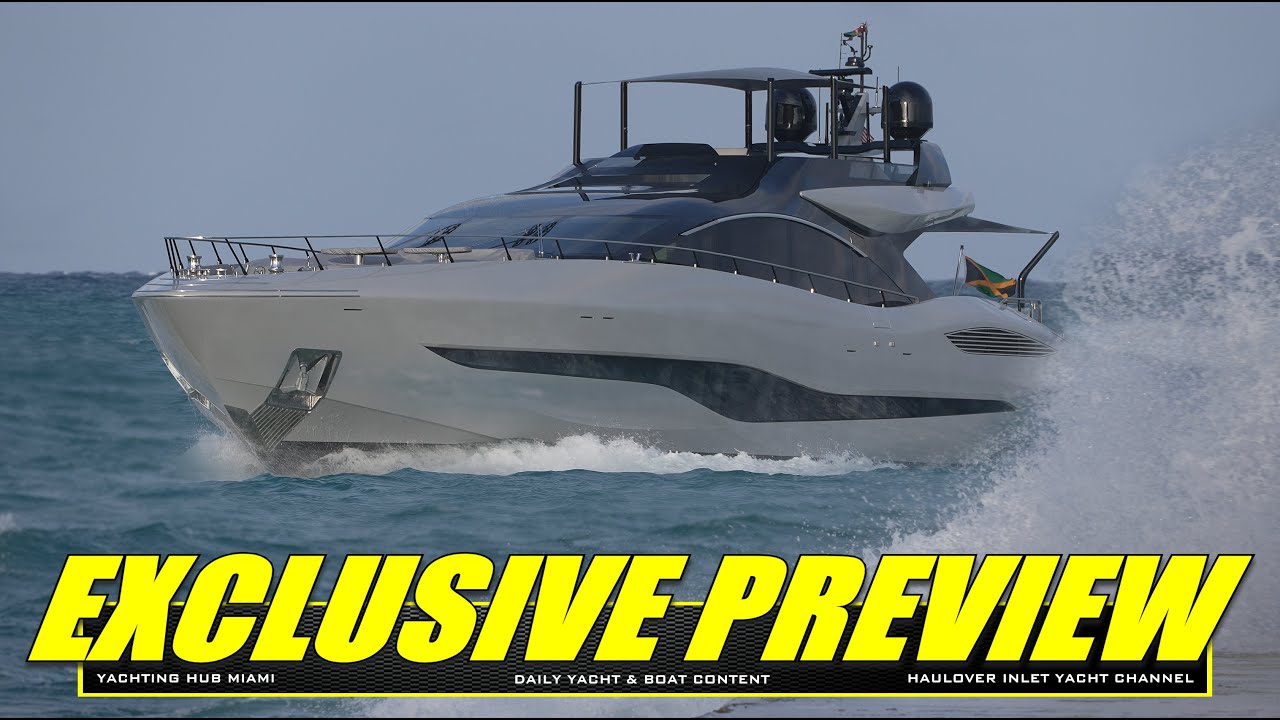STORM AT HAULOVER INLET! MANGUSTA REV 104 EXCLUSIVE CAPTURE AT THE