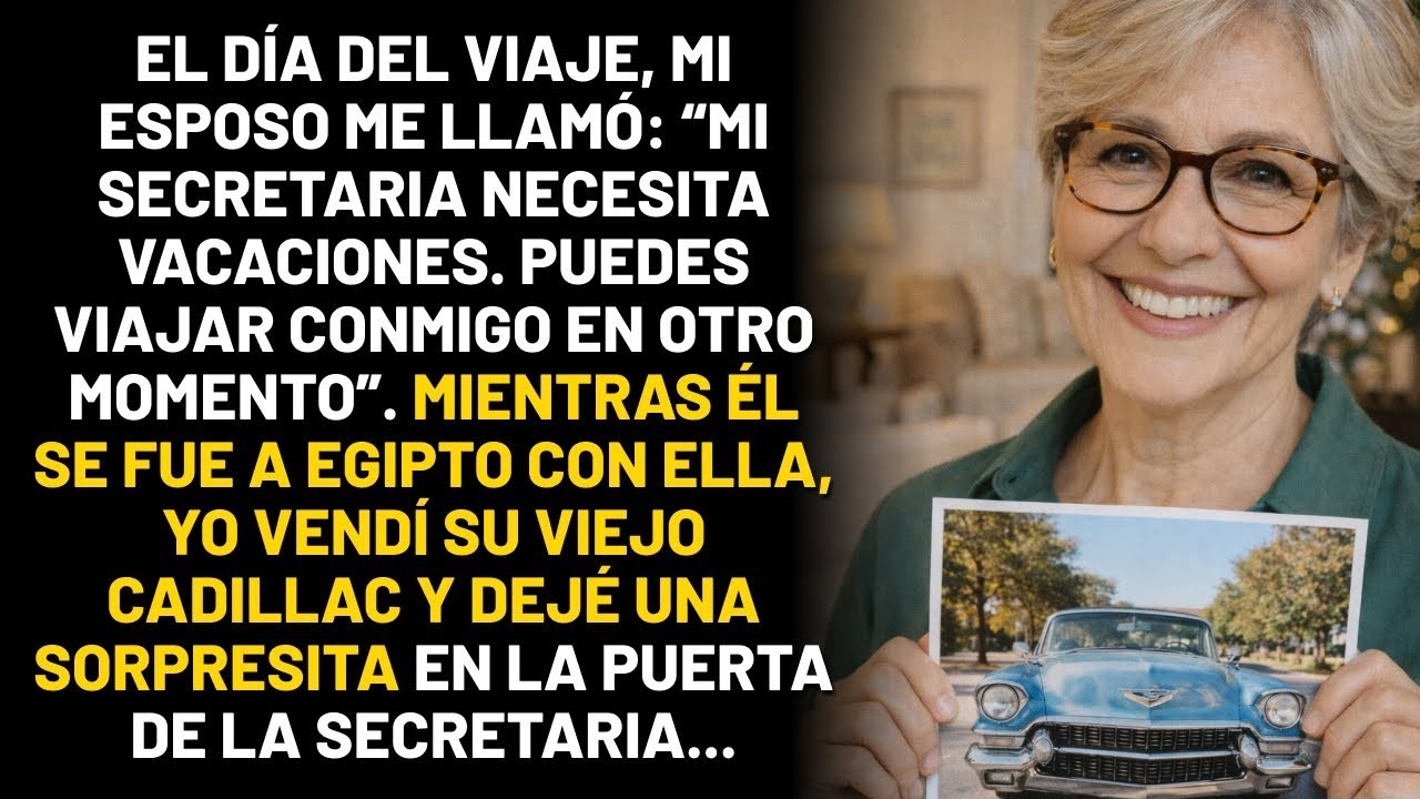 Mi esposo canceló nuestro viaje a Egipto  “mi novia va en tu lugar”  Entonces preparé una sorpre