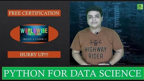 Python For Data Science Test With Certification | ITRONIX SOLUTIONS | WORLDWIDE PROGRAMMER