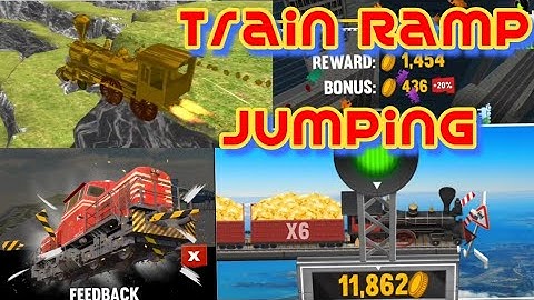Train Ramp Jumping 2 gameplay #train #jump #games #tapcheat #tapmod