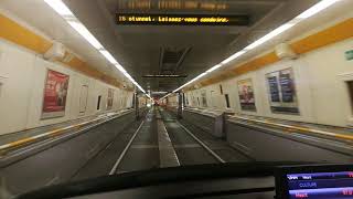 On the train in Channel Tunnel