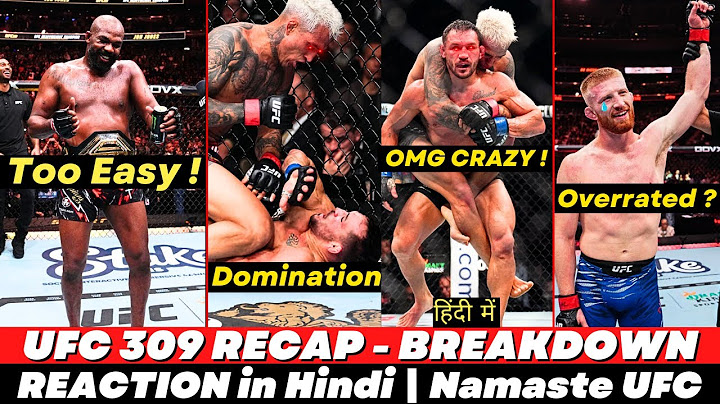 UFC 309 RECAP and BREAKDOWN ! Jon Jones Easy Win ! Charles Oliveira vs Michael Chandler CRAZY! Hindi