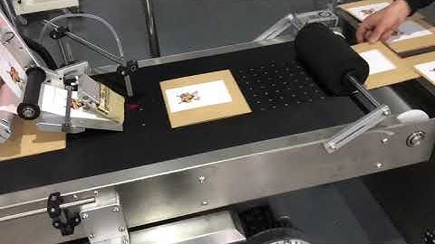 Automatic Plastic Bag Labeling Machine Testing Video 1