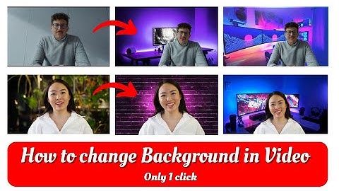 How to Remove video background | Ek click me Video ka background change kare 2023