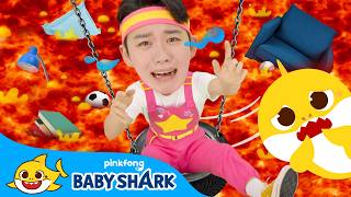 floor is lava lava is coming baby shark x hoi playtime baby