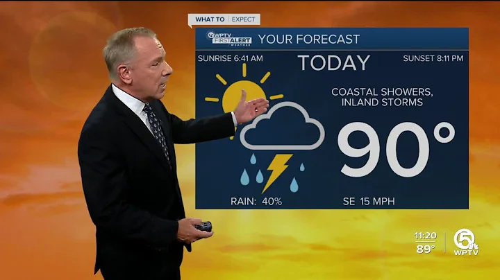 First Alert Weather Forecast for Afternoon of Monday, July 25, 2022