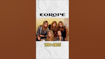 Europe (1991-2025) #nostalgia #rock #music #rocknroll #rockstar #europe #shorts #80smusic #80s