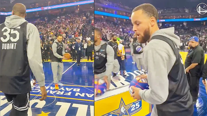 Stephen Curry Shocks Crowd With Backwards Half Court Shot vs Kevin Durant! 2025 NBA All-Star