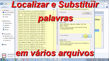Como substituir ao mesmo tempo?