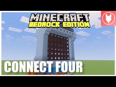 How to Make CONNECT 4 in MINECRAFT BEDROCK