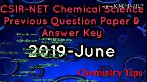 CSIR -NET Previous Question paper 2019-June with answer key