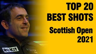 TOP 20 BEST SHOTS! Snooker Scottish Open 2021!
