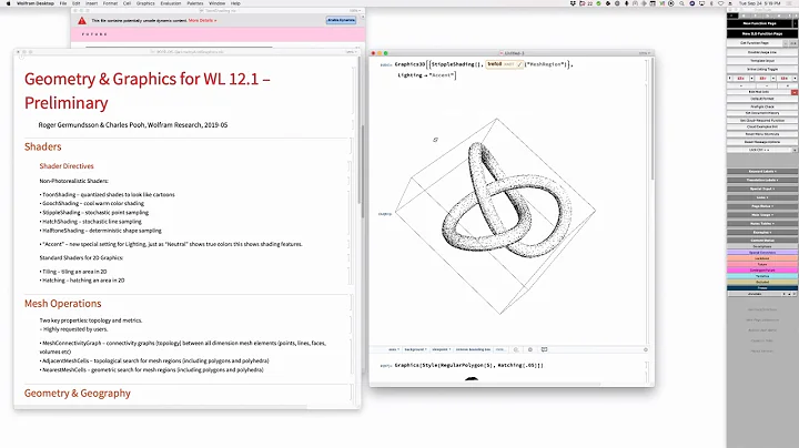 Live CEOing Ep 281: Geometry & Graphics Features for WL 12.1