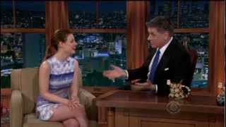 Gillian Jacobs - gorgeous and leggy - Craig Ferguson interview