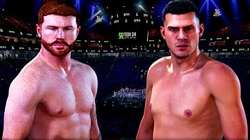 Canelo Alvarez vs David Benavidez FULL FIGHT | Undisputed Boxing Game AI Simulation (CPU vs CPU)