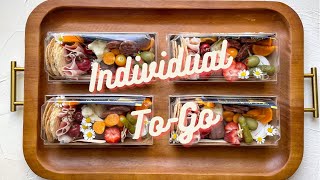 Individual Charcuterie Boards To-Go Summer Edition