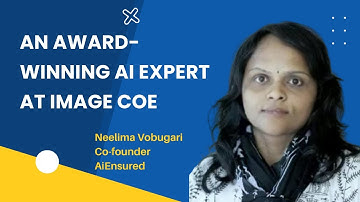 IMAGE COE Demo Day: Startup founder Neelima Vobugari, Co-founder of AiEnsured | @MyStartupTV