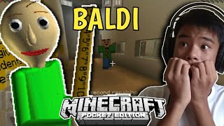 I Found Baldi In Minecraft Pe Baldis Basics Minecraft Pe