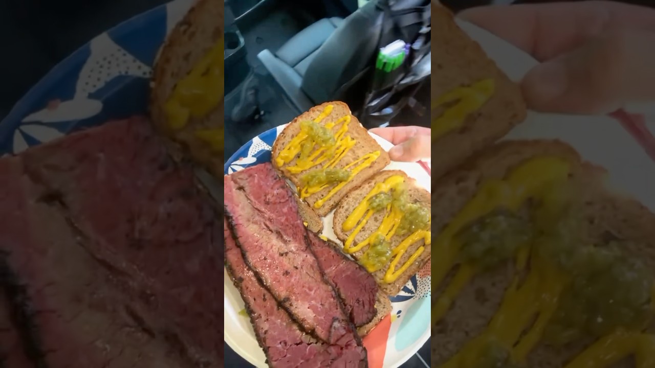 Join me for lunch in van life as I make delicious wagyu pastrami sandwiches 