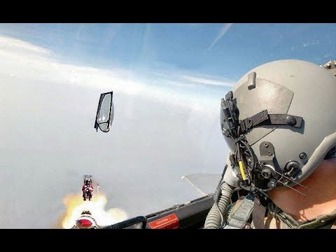 Pilots Eject From Fighter Jets at Last Moment I Compilation I