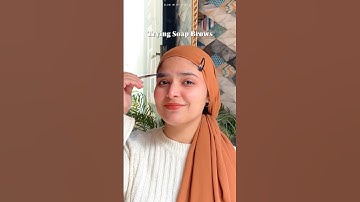 Trying soap brows #ytshort#makup#shorts