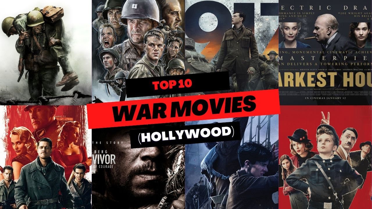 Top 10 War Movies | Hollywood | English | Netflix | AmazonPrime | Action/War | Plotbreak 