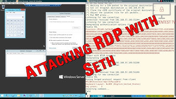 Attacking Microsoft RDP with Seth
