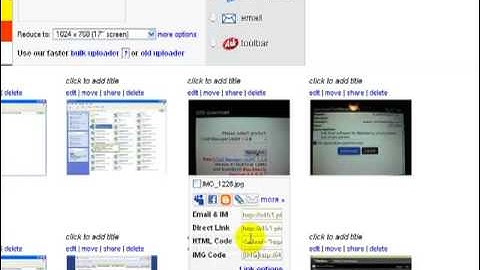 How to post pictures directly  into a forum