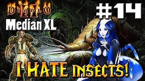 Diablo 2 Median XL - Druid part #14 - I HATE insects! (The Gaming Ground)