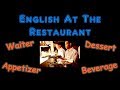 English At The Restaurant