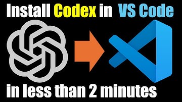 Install OpenAI CODEX in VS CODE in LESS THAN 2 MINUTES ! Super Easy and Simple