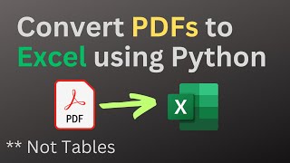 Convert pdf to Excel using Python (PyPDF2)