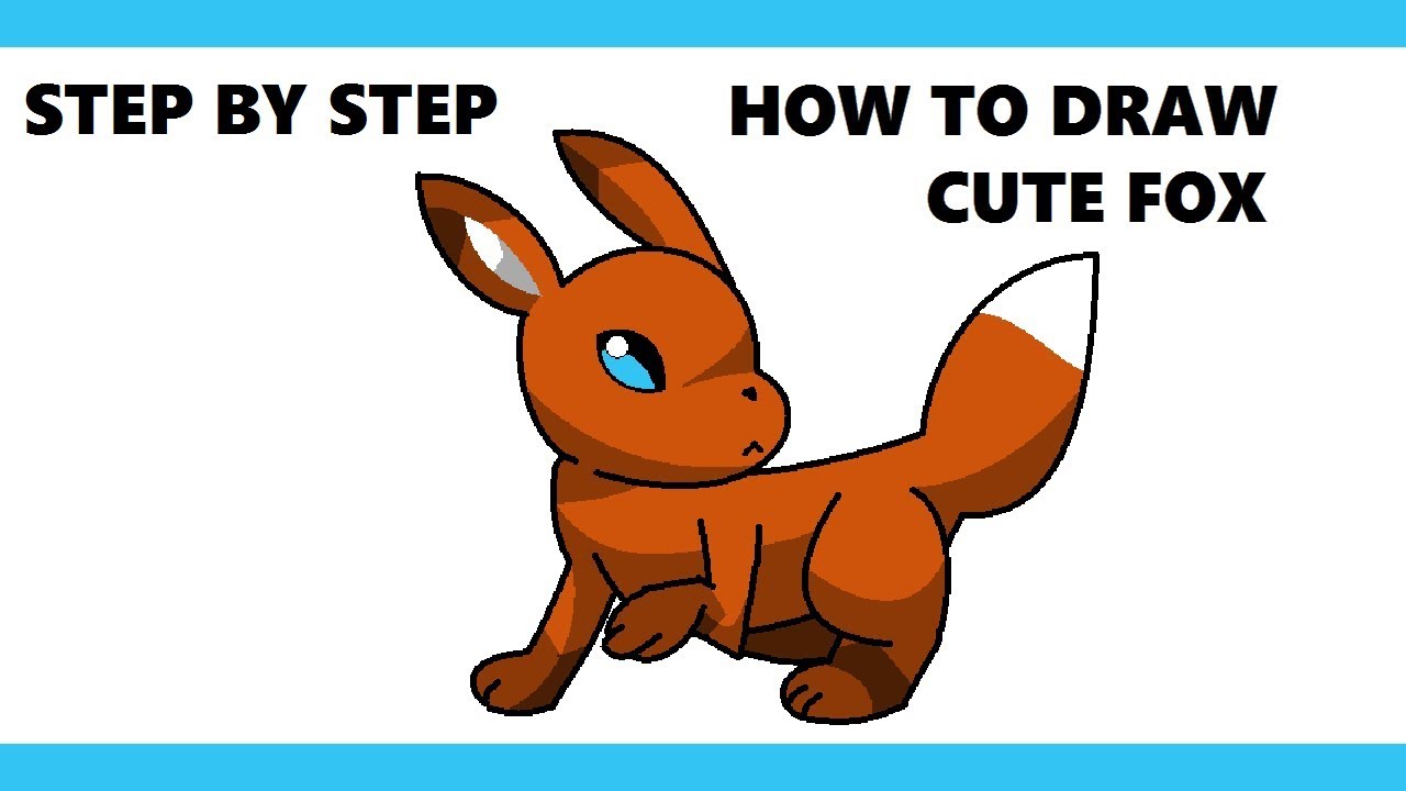 HOW TO DRAW - Cute Fox - YouTube