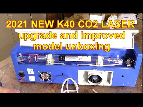 40W CO2 Laser Absaugung Neues Modell 