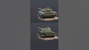 T-72A Tank Game 3d-model