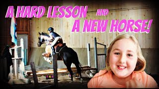 a really hard lesson and we found a new horse day 145 052518