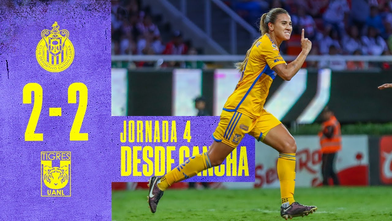 🥅 Resumen Desde Cancha | Tigres 2 - 2 Chivas Femenil | Apertura 2023 ...