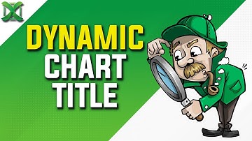 Excel - Dynamic chart title, link chart title with a value from the cell | Excel Tips 17