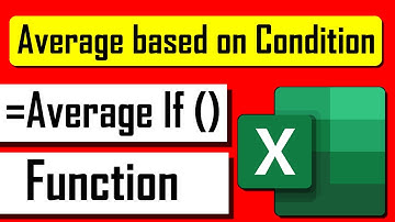 How to Use AVERAGE IF Function in Excel